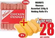 Mama's - Assorted Viennas & Hotdog Rolls