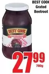 Grated Beetroot