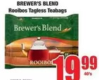 Rooibos Tagless Teabags
