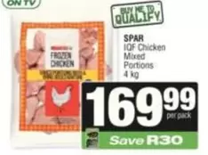 Spar - IQF Chicken Mixed Portions