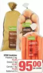 Spar - Potatoes, Onions & Carrots Combo