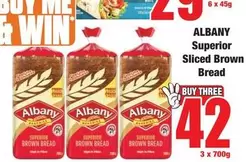 Albany - Superior Sliced Brown Bread