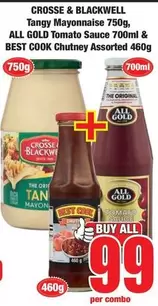 Crosse & Blackwell - Tangy Mayonnaise & Tomato Sauce & Chutney