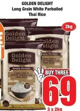 Golden Delight - Long Grain White Parboiled Thai Rice
