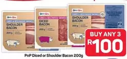 PnP Diced or Shoulder Bacon 200g