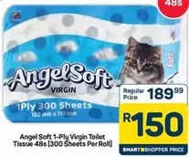 1-Ply Virgin Toilet Tissue 48s