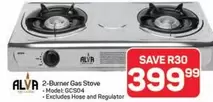 Alva - 2-Burner Gas Stove