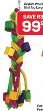 Grakim Wood Bird Toy Large