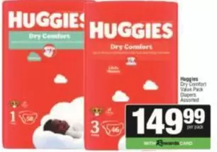 Huggies - Dry Comfort Diapers