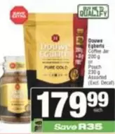 Douwe Egberts - Coffee Jar or Pouch