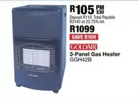 Goldair - 3-Panel Gas Heater GGH42B