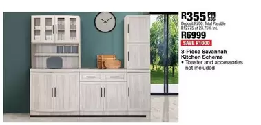 Total - 3-Piece Savannah Kitchen Scheme