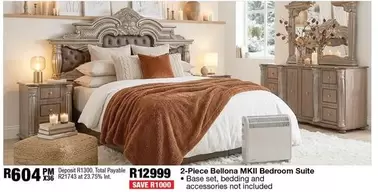 2-Piece Bellona MKII Bedroom Suite