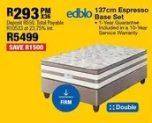 Edblo - 137cm Espresso Base Set