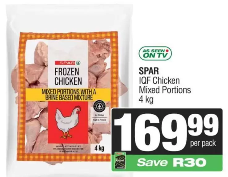 Spar - IQF Chicken Mixed Portions