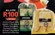 Royal - Choice Gala Apples, Choice Avocados, Oranges & Bananas