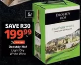 Drostdy Hof - Light Dry White Wine