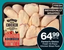 Farmer's Choice - Fresh Chicken Braai Pack