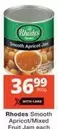 Rhodes - Smooth Apricot/Mixed Fruit Jam