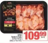 Spar - Chicken Buffalo Wings (BBQ or Peri Peri)