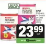 Spar - Pilchards in Tomato or Chili Sauce