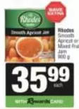 Rhodes - Smooth Apricot or Mixed Fruit Jam