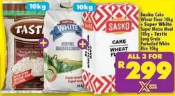 SASKO - Cake Wheat Flour, Super Maize Meal, Long Grain Parboiled White Rice