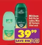 Roll-On for Ladies/Men