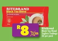 Ritebrand - Black Tea Blend Tagless Teabags