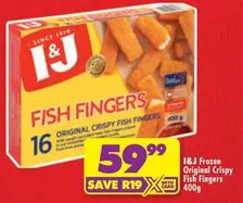 I&J - Fish Fingers Original Crispy Fish Fingers