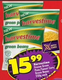 Harvestime - Frozen Green Peas/Sweet Corn/Green Beans