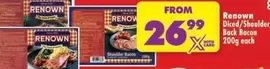 Renown - Diced/Shoulder Back Bacon
