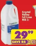 Crystal Valley - Full Cream Milk