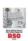 Dinu - White Rose 2 Ply Toilet Paper 9s