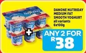 Danone - NUTRI DAY MEDIUM FAT SMOOTH YOGHURT