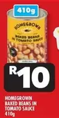 Baked Beans in Tomato Sauce