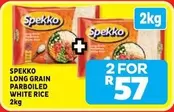Spekko - LONG GRAIN PARBOILED WHITE RICE