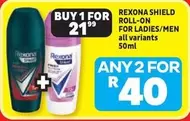 Rexona - SHIELD ROLL-ON