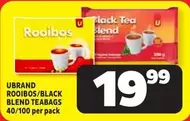 ROOIBOS/BLACK BLEND TEABAGS