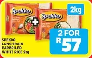 Spekko - LONG GRAIN PARBOILED WHITE RICE