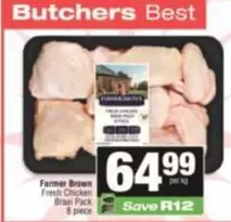 Farmer Brown - Fresh Chicken Braai Pack