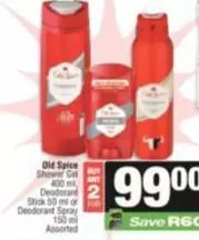 Old Spice - Shower Gel, Deodorant Stick or Deodorant Spray