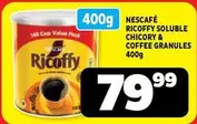 Nescafé - RICOBLY SOLUBLE CHICORY & COFFEE GRANULES