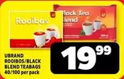 ROOIBOS/BLACK BLEND TEABAGS