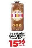 BB - Sliced Brown Bread 700 g