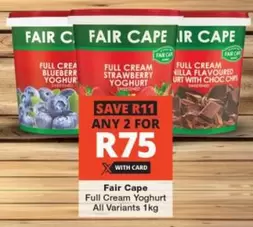 Fair Cape - Full Cream Yoghurt