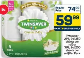 Twinsaver - Classic 2-Ply 9s