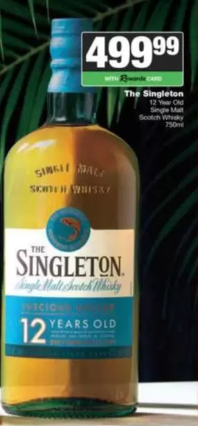 The Singleton - 12 Year Old Single Malt Scotch Whisky 750ml