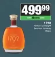 Kentucky Straight Bourbon Whiskey 1792