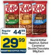 Nestlé - KitKat Hazelnut, Salted Caramel or Double Chocolate